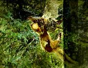 bruno liljefors barrskog med skogsmard anfallande en orrhona oil painting artist